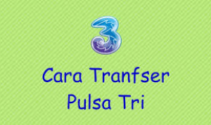 Mentransfer Pulsa 3