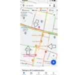 Makna Warna Jalan di Google Maps