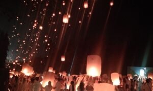 Pesona Festival Lampion di Candi Borobudur 2025