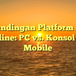 Era Baru Hiburan Interaktif: Menjelajahi Platform dan Konsol Game Online