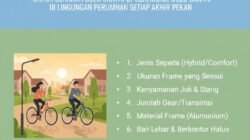 Tips Memilih Sepeda yang Tepat untuk Olahraga Gowes Santai di Lingkungan Perumahan Setiap Akhir Pekan