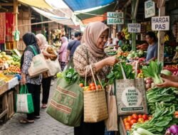 Pentingnya Membawa Kantong Belanja Sendiri Saat Pergi Ke Pasar Tradisional Dekat Rumah