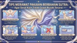 Tips Merawat Pakaian Berbahan Sutra Agar Serat Kain Tidak Cepat Rusak Terurai